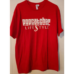 American Apparel Popcatcher Lifestyle T-Shirt Men's Size Large 100% Cotton (VA2)